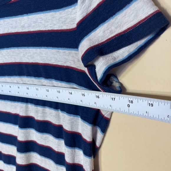 James Perse Navy and White Striped Top - Picture 6 of 7